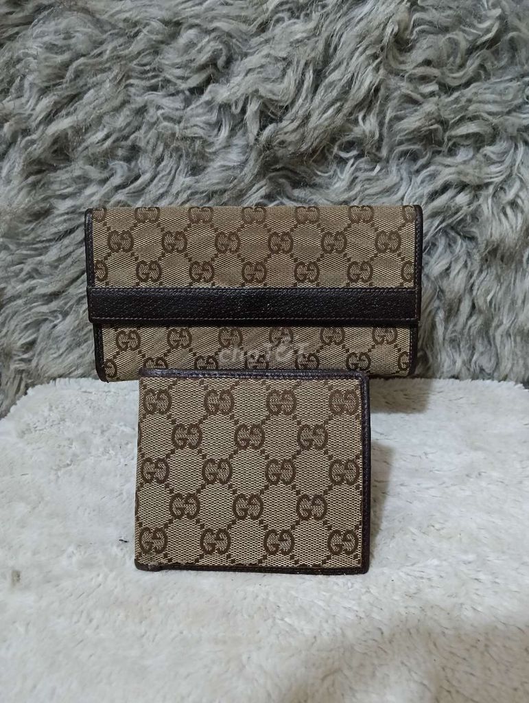 Cặp đôi Ví Vintage Gucci chuẩn authentic