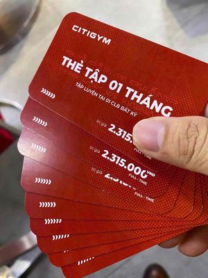 MIỄN PHÍ THẺ TẬP TRẢI NGHIỆM CITIGYM. Dịch vụ tại Quận 10 Tp Hồ Chí Minh được đăng bởi Thanh Nhàn Nguyễn