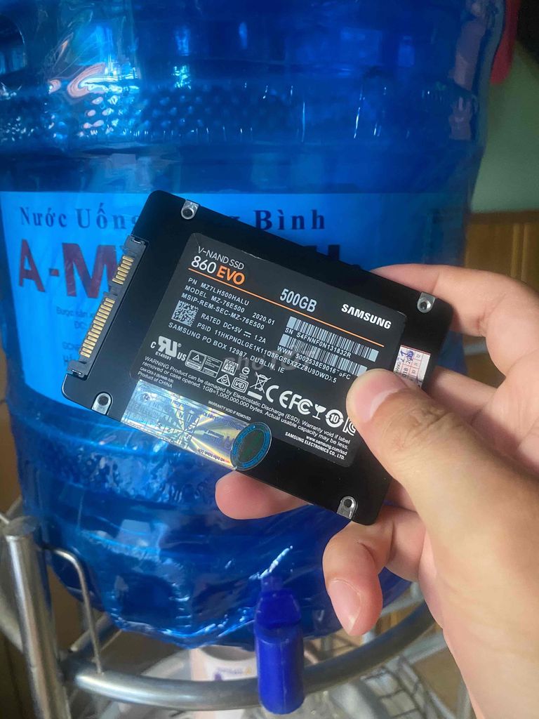 SSD Samsung 860 Evo 500GB SATA 3 zin us Win 10. Mua bán Linh kiện (RAM, Card...) tại Quận 4 Tp Hồ Chí Minh được đăng bởi Jerry Tran hình 1
