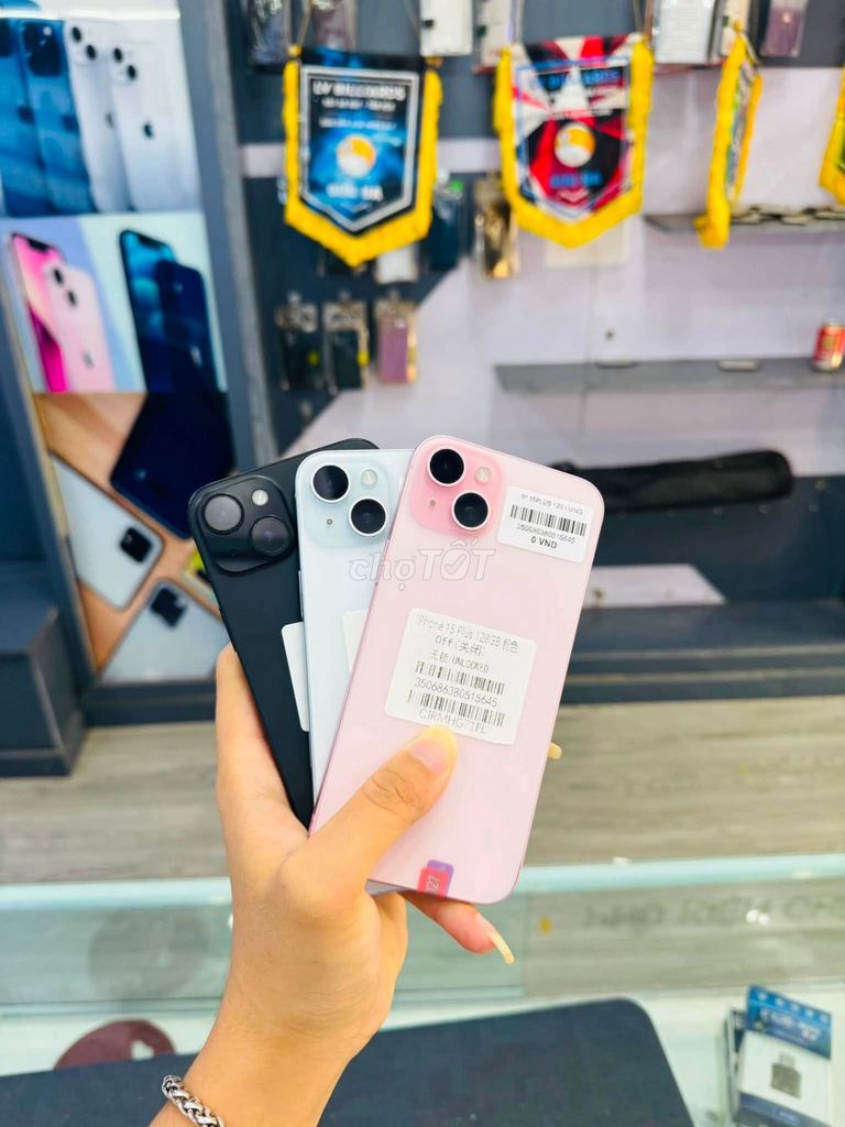 Apple iPhone 15 Plus 128GB Hồng. Mua bán Điện thoại tại Huyện Gia Bình Bắc Ninh được đăng bởi Hội Đồ Điện Tử hình 1