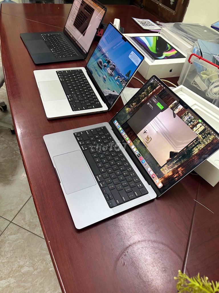 thanh lý 14" đẹp bản chip M1pro 16/512 kèm sạc. Mua bán Laptop tại Quận Cầu Giấy Hà Nội được đăng bởi Minh Khuê hình 1
