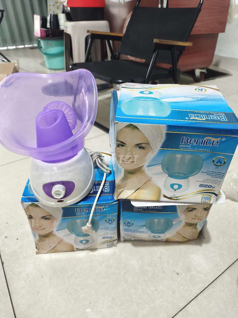 Máy xông mặt Benice BNS-016 Trắng, Tím. Mua bán Phụ kiện thời trang khác tại Quận Liên Chiểu Đà Nẵng được đăng bởi Hoàng thị ngọc ngân hình 1