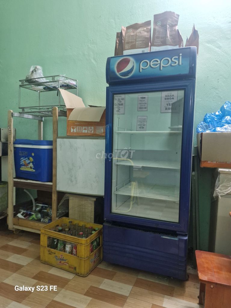 Tủ mát Pepsi Xanh. Mua bán Tủ lạnh tại Huyện Cai Lậy Tiền Giang được đăng bởi Dau Tran hình 1