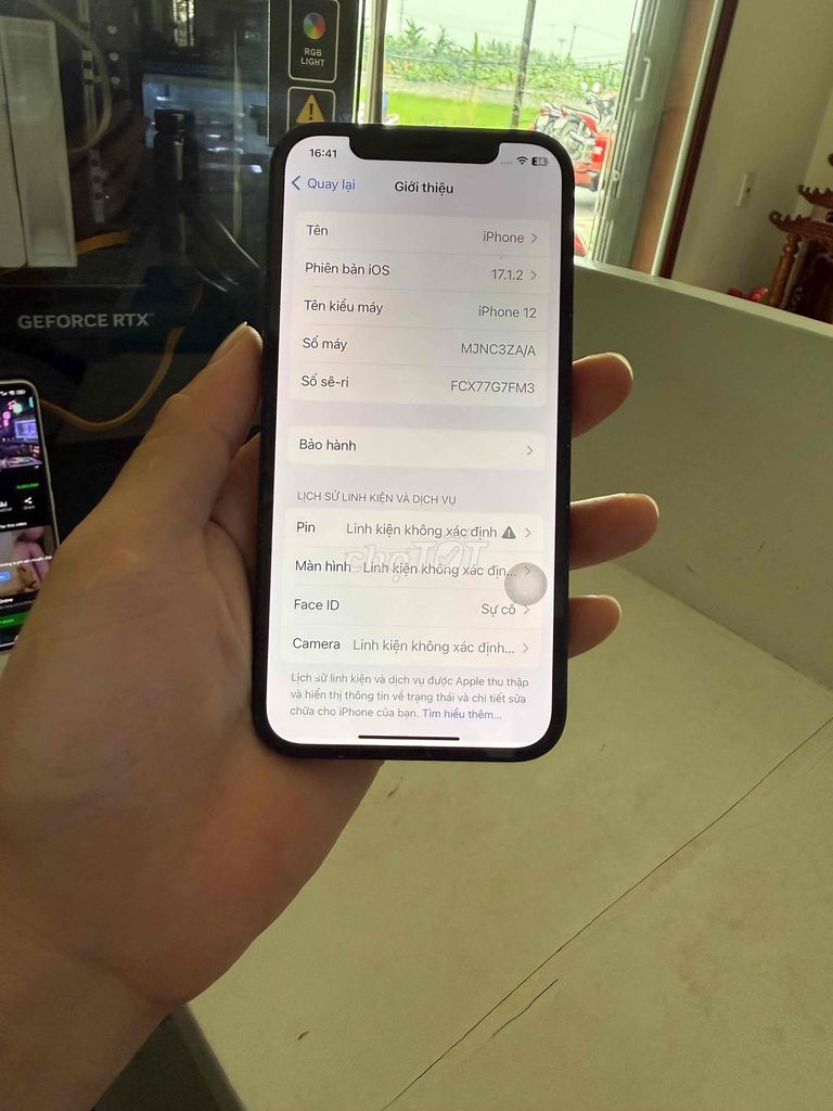 iPhone 12 Đen Đã sử dụng lỗi Face ID. Mua bán Điện thoại tại Huyện Thuỷ Nguyên Hải Phòng được đăng bởi Hùng Nguyễn THP store hình 1