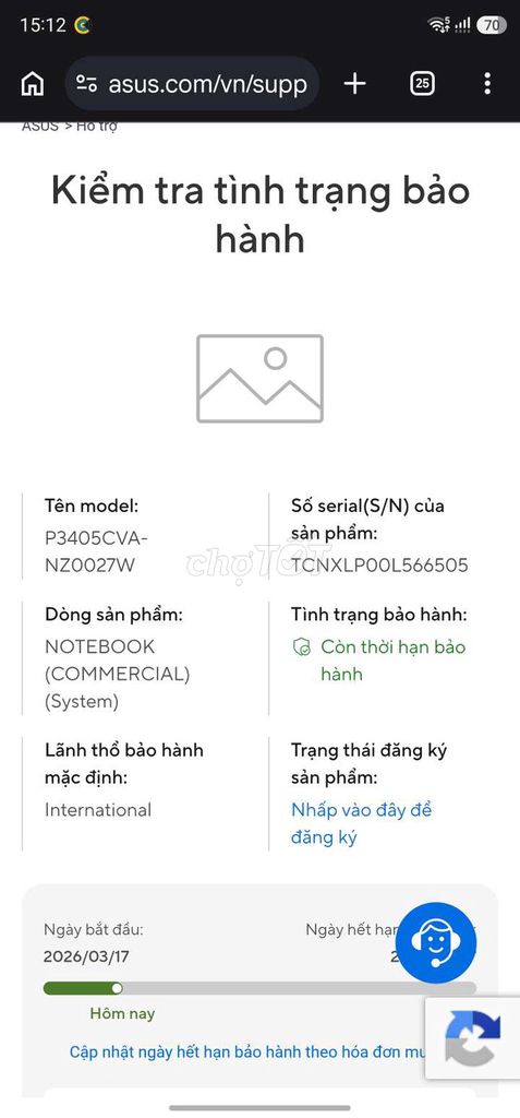 ASUS P3405CVA i5-13420H 14 inch 16GB/512GB cbb. Mua bán Laptop tại Thành phố Bến Tre Bến Tre được đăng bởi Máy tính Chí Lãm hình 1