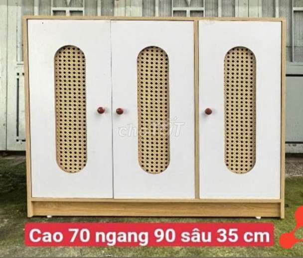 TỦ GIÀY, TỦ BẾP LƯỚI MÂY 70X90X35CM