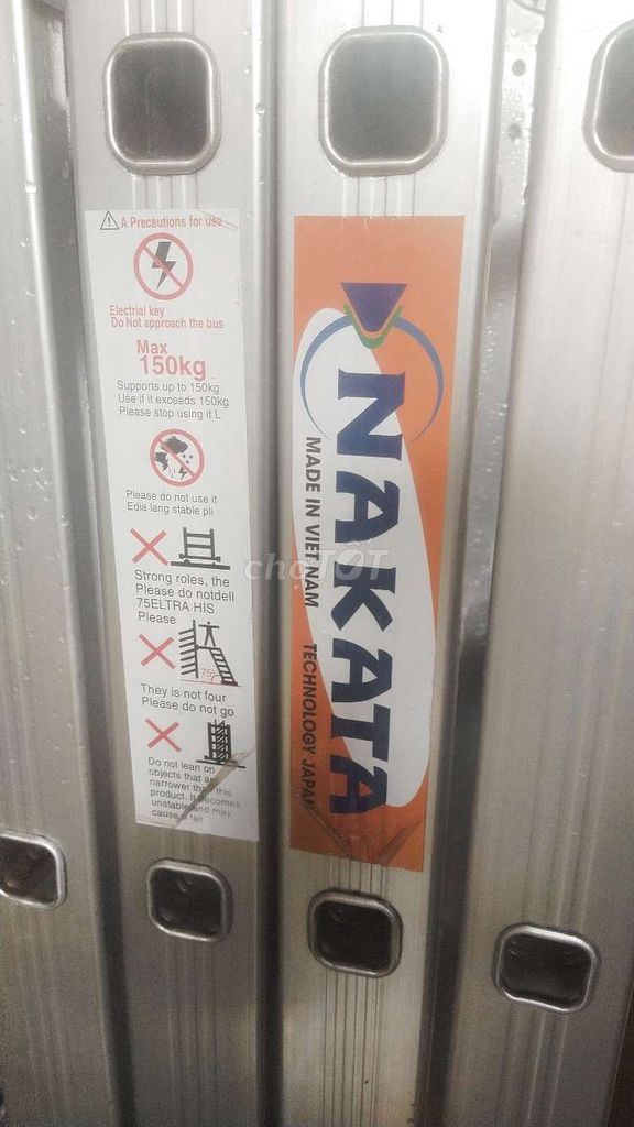 Thang nhôm NAKATA Bạc. Mua bán Đồ chuyên dụng, Giống nuôi trồng tại Huyện Diên Khánh Khánh Hòa được đăng bởi Le Hoang Nguyen hình 1