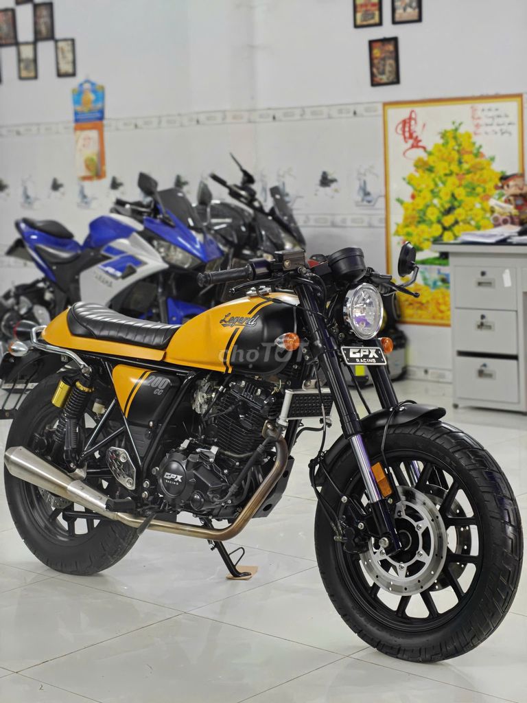 GPX Legend 200 2019 Odo 3000km Không khác xe mới. Mua bán Xe máy tại Huyện Bình Chánh Tp Hồ Chí Minh được đăng bởi Xe Máy Vinh hình 1