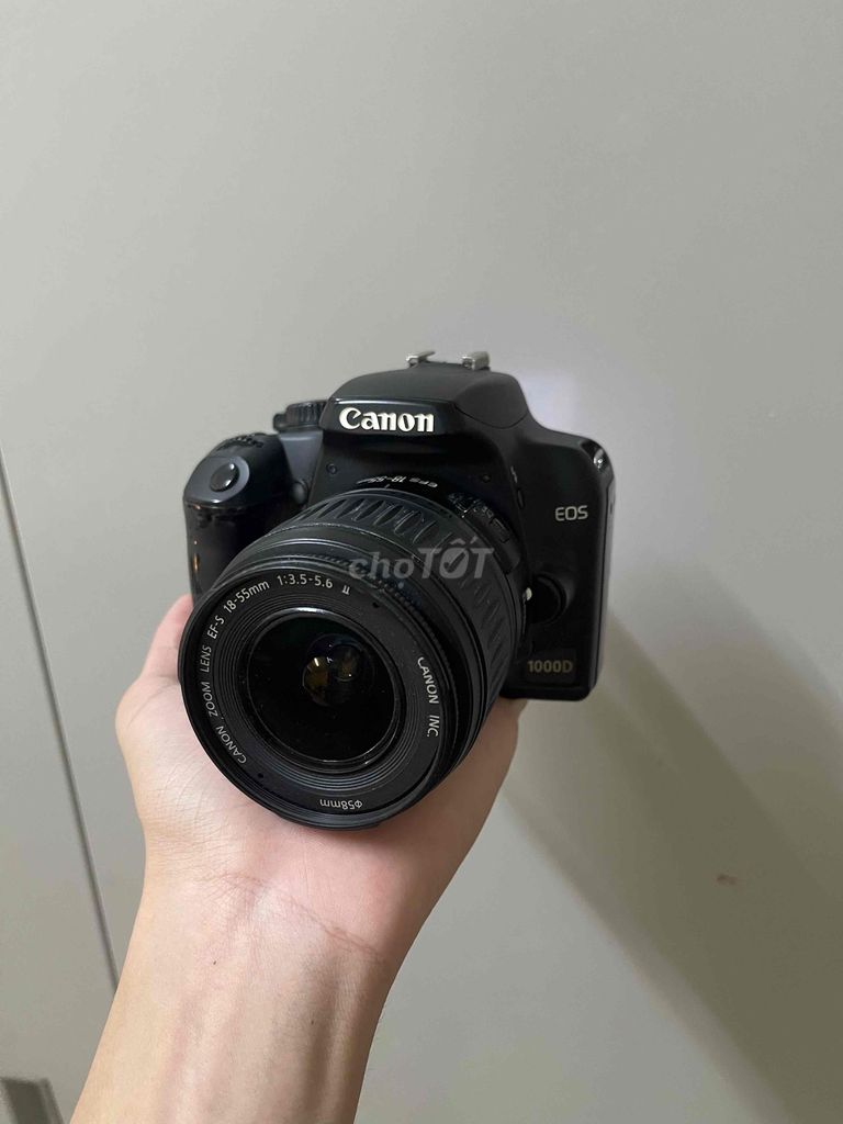 Máy ảnh DSLR Canon EOS 1000D đen. Mua bán Máy ảnh, Máy quay tại Quận Hoàn Kiếm Hà Nội được đăng bởi lâm anh hình 1
