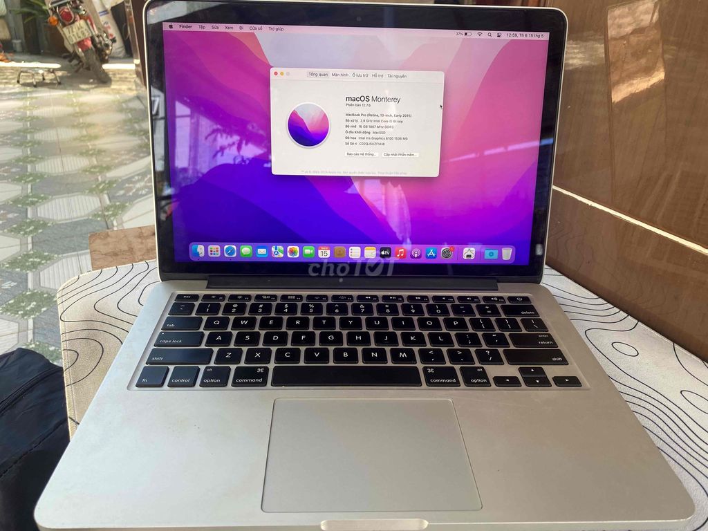 Apple Macbook Pro Retina 2015 16GB/512GB. Mua bán Laptop tại Huyện Đất Đỏ Bà Rịa - Vũng Tàu được đăng bởi Decor Puff hình 1