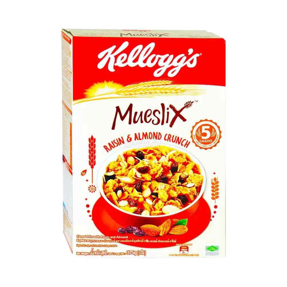 Bánh Ngũ Cốc Kellogg's Raisin & Almond, 375g/355g. Mua bán Đồ ăn, thực phẩm và các loại khác tại Quận 6 Tp Hồ Chí Minh được đăng bởi phamvanhuynh1986 hình 1