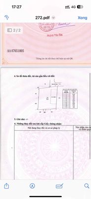 cần bán lô đất trung tâm ling điền đường bê tông xe hơi