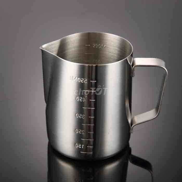 Ca đánh sữa inox 500ml mới 100%