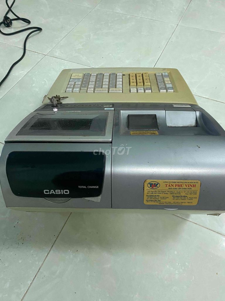 Máy tính tiền Casio TE-3000s Xám. Mua bán Đồ dùng văn phòng tại Thành phố Mỹ Tho Tiền Giang được đăng bởi Lê Quang Giáp hình 1