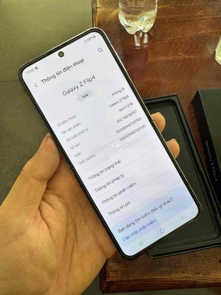 Samsung Galaxy Z Flip4 128GB Trắng. Mua bán Điện thoại tại Quận 5 Tp Hồ Chí Minh được đăng bởi Nguyễn Tấn Vũ  hình 1