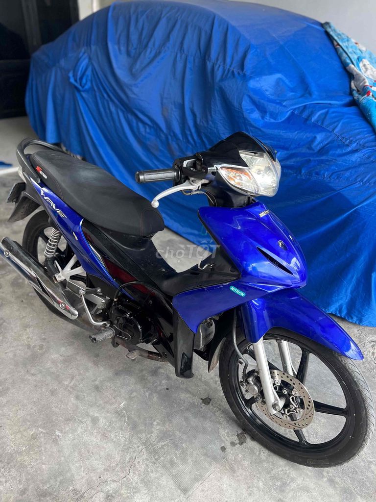 Honda Wave RSX синий, двигатель 54 мм, после переборки