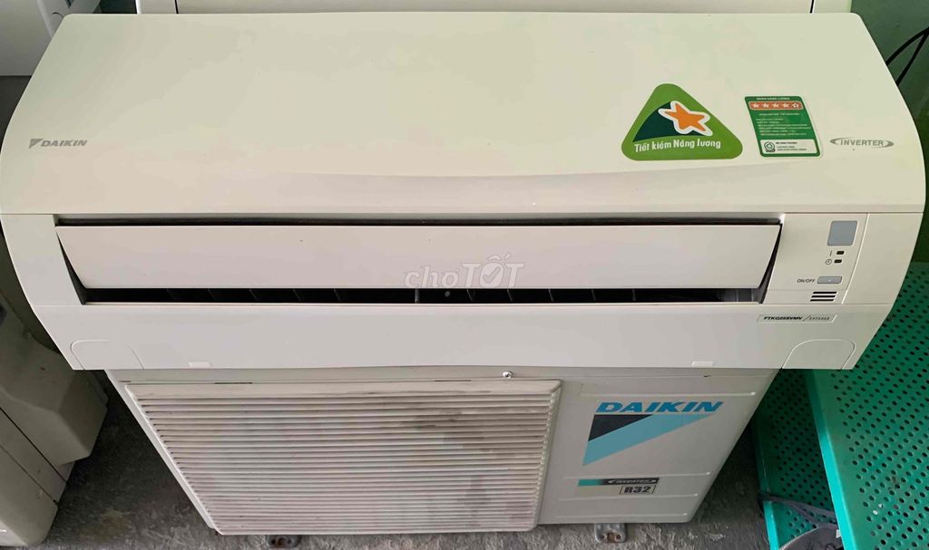 Thanh lý bộ daikin 1hp inveter lướt chuẩn (Thái)