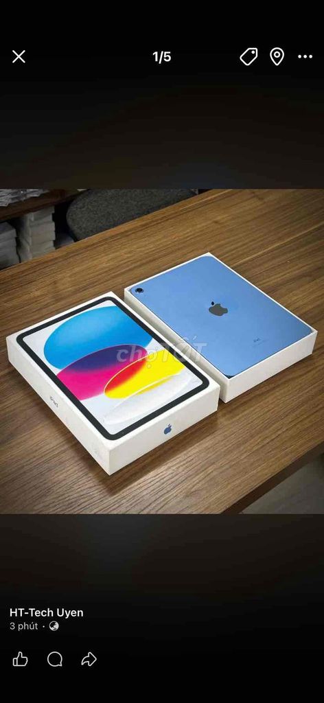 Apple iPad Gen 10 64GB Xanh dương. Mua bán Máy tính bảng tại Thành phố Biên Hòa Đồng Nai được đăng bởi Uyên Phạm hình 1