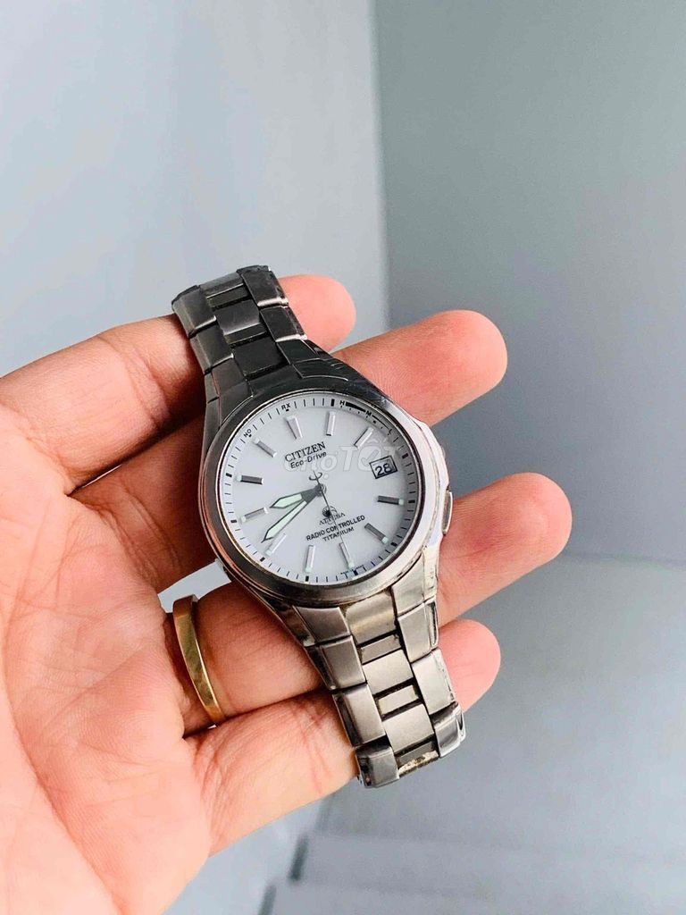 Đồng hồ Citizen Titanium năng lượng Nhật chuẩn. Mua bán Đồng hồ tại Huyện Bình Chánh Tp Hồ Chí Minh được đăng bởi tiệm đồng hồ si Nhật Thuỵ hình 1