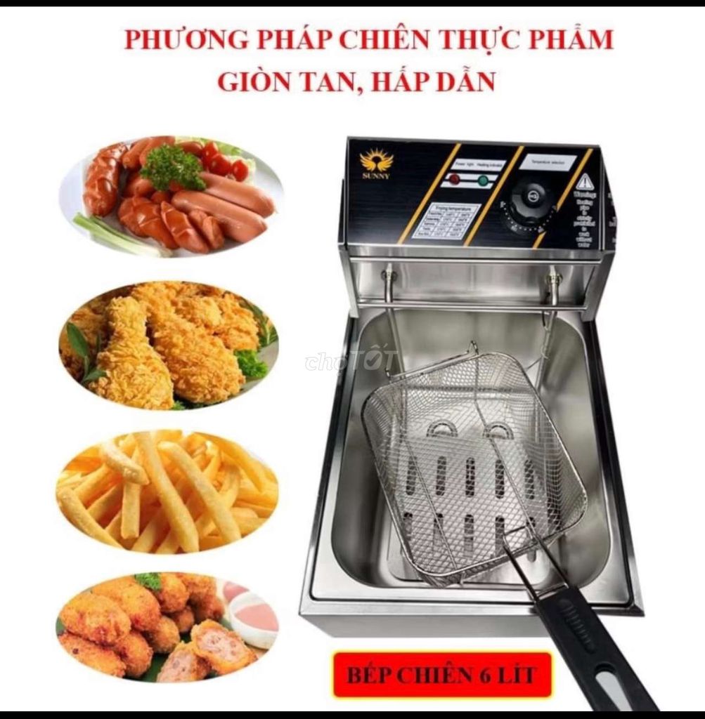 Bếp chiên điện Sunny 6 lít Thép không gỉ. Mua bán Bếp, lò, đồ điện nhà bếp tại Quận Hoàng Mai Hà Nội được đăng bởi Vương hình 1