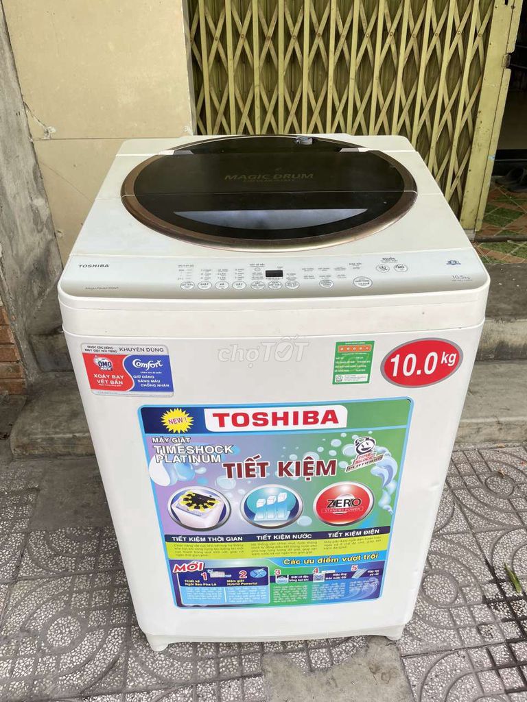Máy giặt Toshiba 10,5 kg giặt vắt êm nhẹ ₫iện