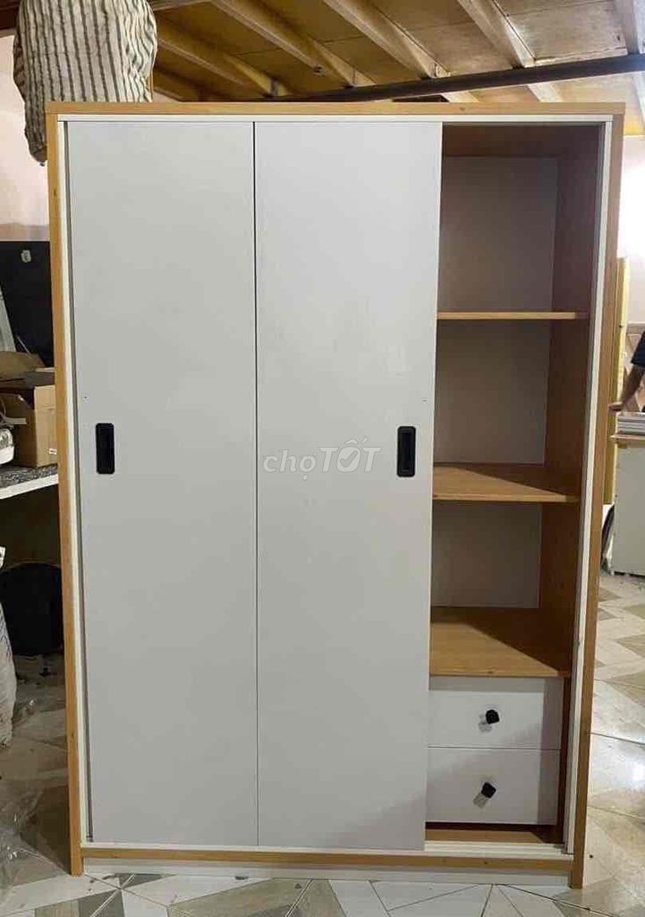 Tủ Áo nhựa_tủ áo nhựa cửa lùa_nhựa ĐL kt: 180*120#