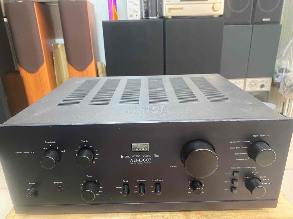 hàng bãi Nhật mời về âm ly sansui AU-D607