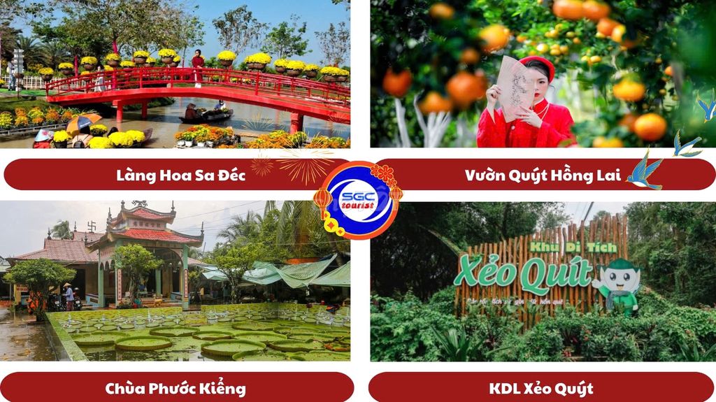 TOUR TẾT SA ĐÉC 2N1Đ