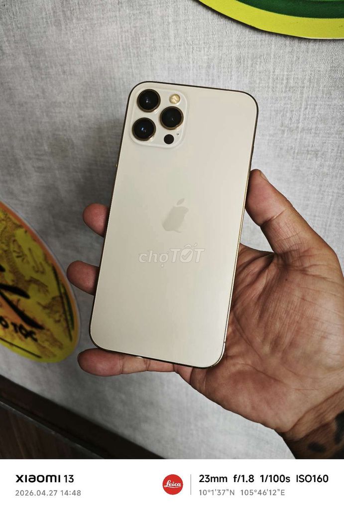 Apple iPhone 12 Pro Max 256GB Gold Zin Đẹp 99%. Mua bán Điện thoại tại Thành phố Long Khánh Đồng Nai được đăng bởi Ngân Long Trung hình 1