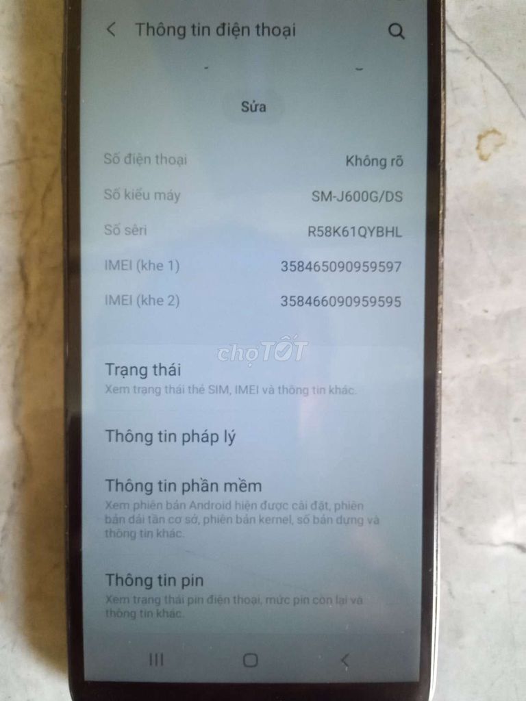 điện thoại Samsung j6 giá rẻ. Mua bán Điện thoại tại Thành phố Hà Tĩnh Hà Tĩnh được đăng bởi phan hoang luan hình 1