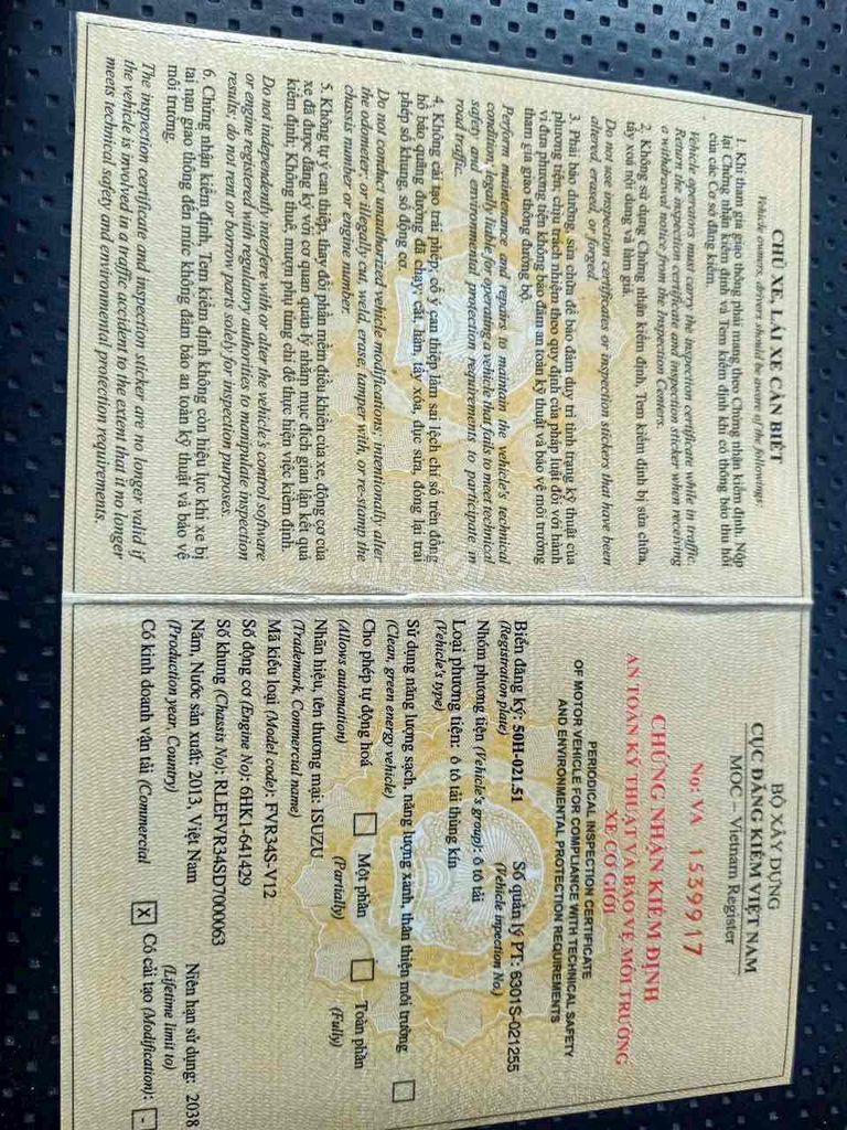 xe tải isuzu 8 tấn thùng kín 8m. sx 2013. Mua bán Xe tải, xe ben tại Thành phố Thuận An Bình Dương được đăng bởi PHƯƠNG XE TẢI hình 5