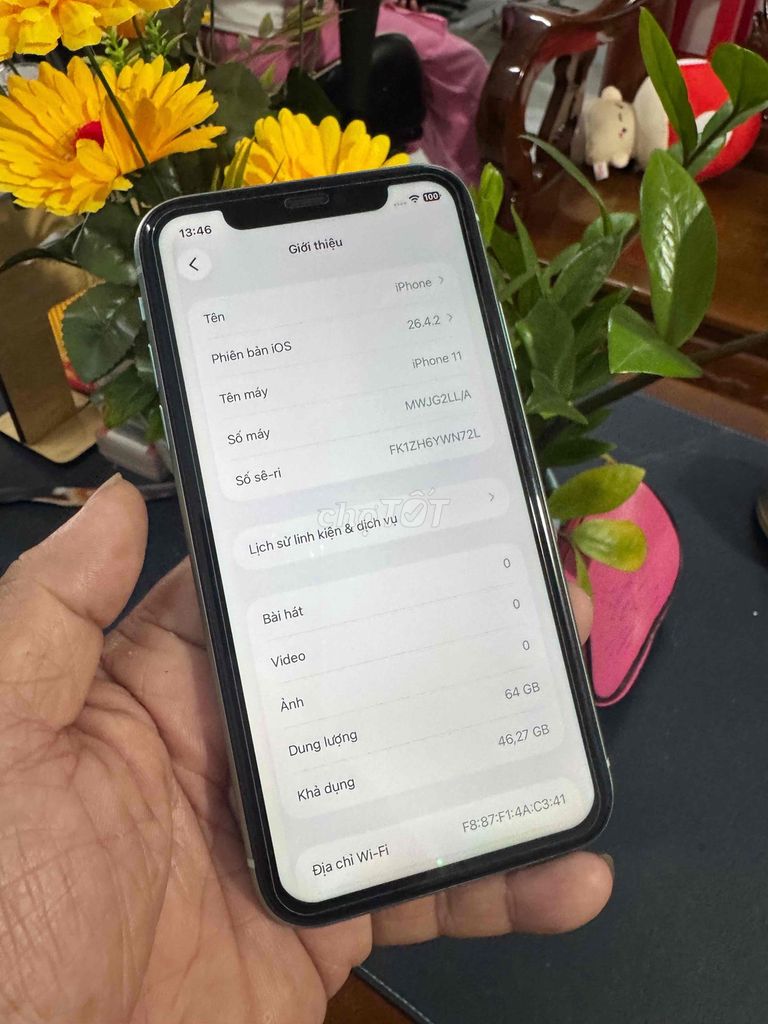 iPhone 11 64G xanh qte Việt Nam!. Mua bán Điện thoại tại Thành phố Biên Hòa Đồng Nai được đăng bởi thanh hình 1