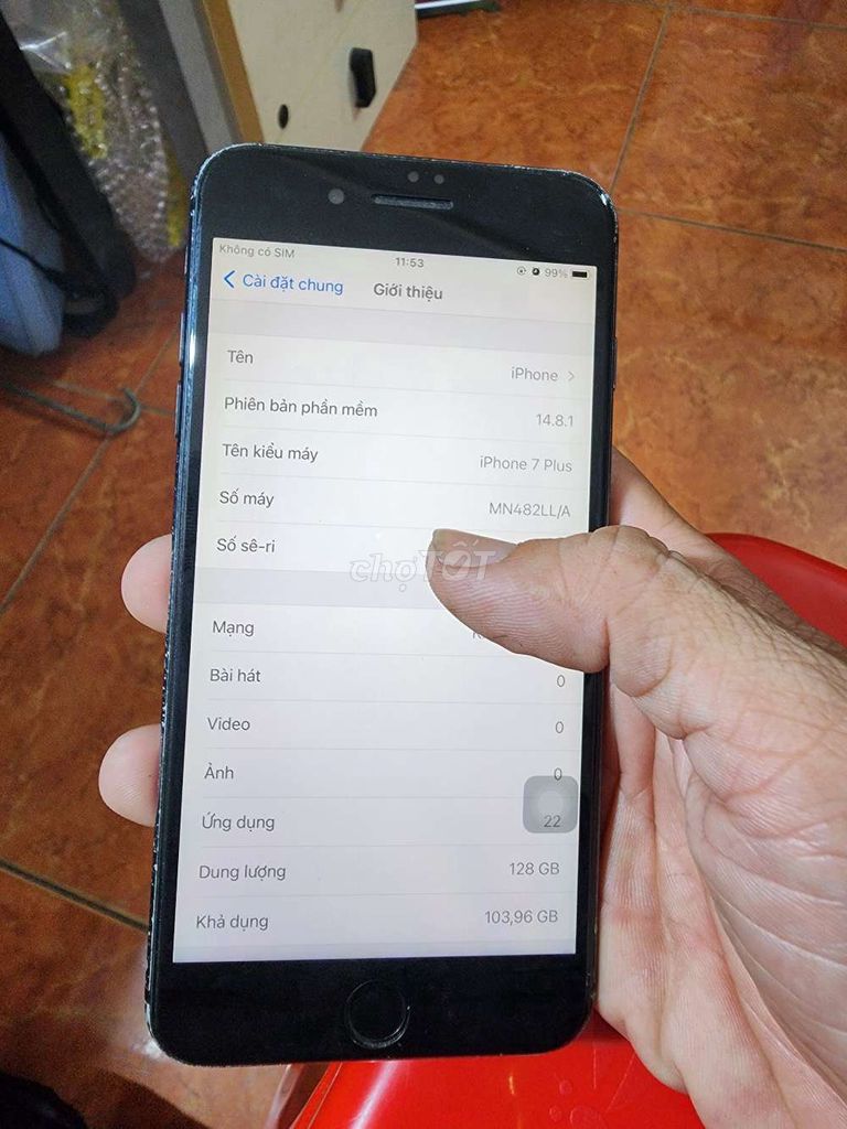 Apple iPhone 7 Plus 128GB Đen. Mua bán Điện thoại tại Quận Bình Thạnh Tp Hồ Chí Minh được đăng bởi tùng  hình 1