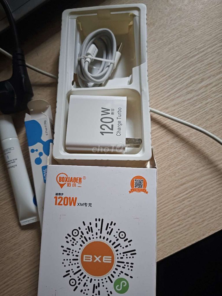 Sạc điện thoại 120W Trắng. Mua bán Phụ kiện (Màn hình, Chuột...) tại Quận Hoàng Mai Hà Nội được đăng bởi Tân Phan hình 1