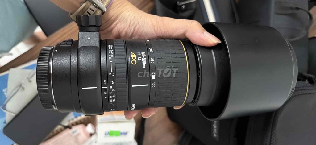 Ống kính Sigma 170-500mm APO Canon EF/FF Đen 98%. Mua bán Máy ảnh, Máy quay tại Huyện Hoài Đức Hà Nội được đăng bởi hai Chung hình 1