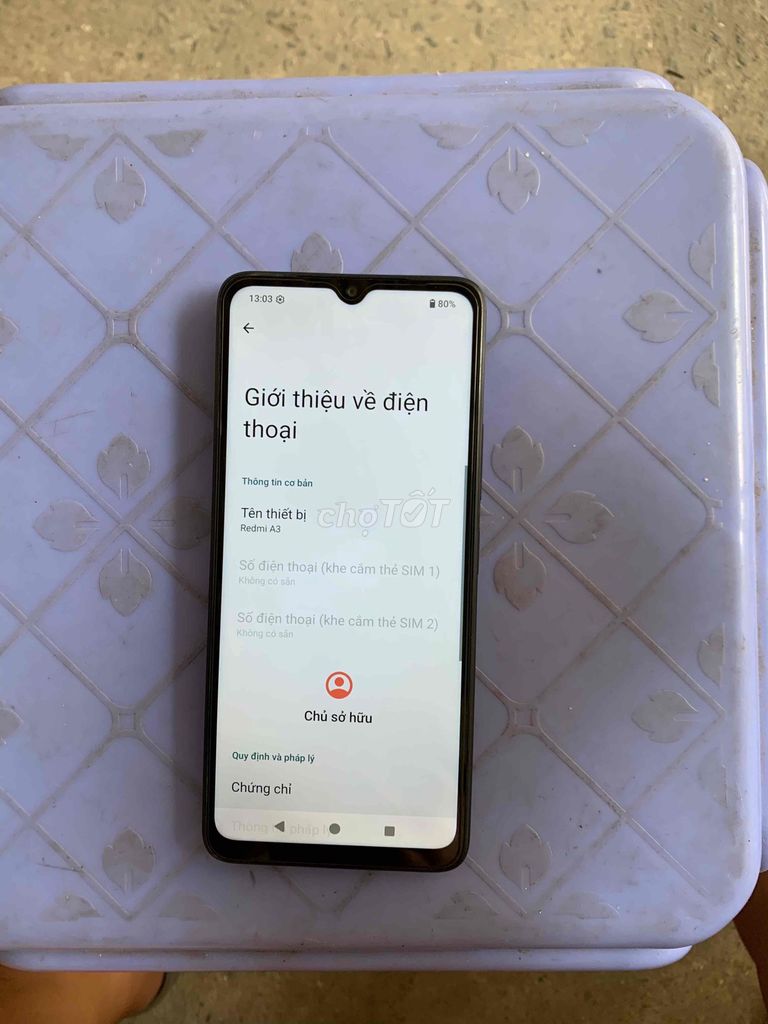 Xiaomi Redmi A3 64GB Đen. Mua bán Điện thoại tại Quận Bình Tân Tp Hồ Chí Minh được đăng bởi lê quốc chương hình 1