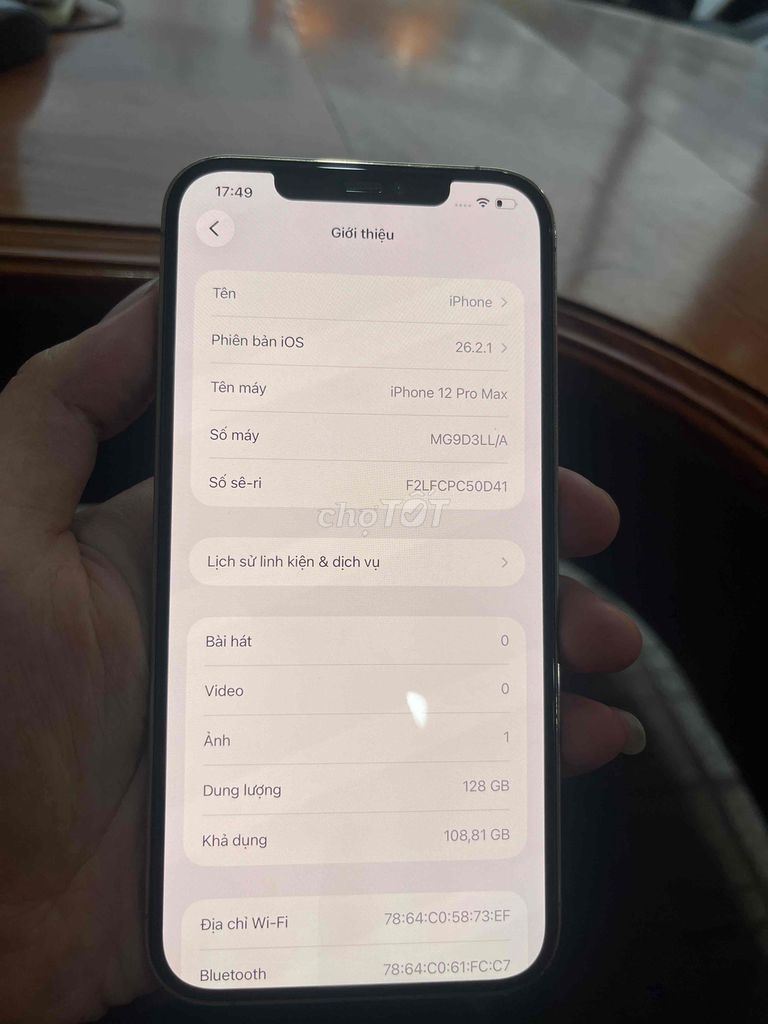 Bán 12 Pro Max 128GB Vàng. Mua bán Điện thoại tại Thị xã Tân Uyên Bình Dương được đăng bởi Cầm Đồ Đại Phước hình 1