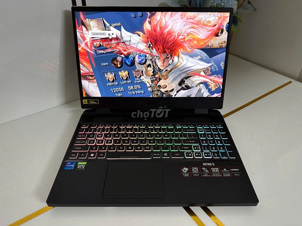 Acer NITRO i7-12700H RTX 3050Ti 16/512, 144Hz, RGB. Mua bán Laptop tại Quận Thanh Xuân Hà Nội được đăng bởi Nguyễn Văn Lượng hình 1