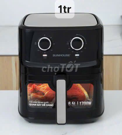 Nồi chiên không dầu Sunhouse 6.5 lít Đen. Mua bán Bếp, lò, đồ điện nhà bếp tại Thành phố Long Xuyên An Giang được đăng bởi Vũ hình 1