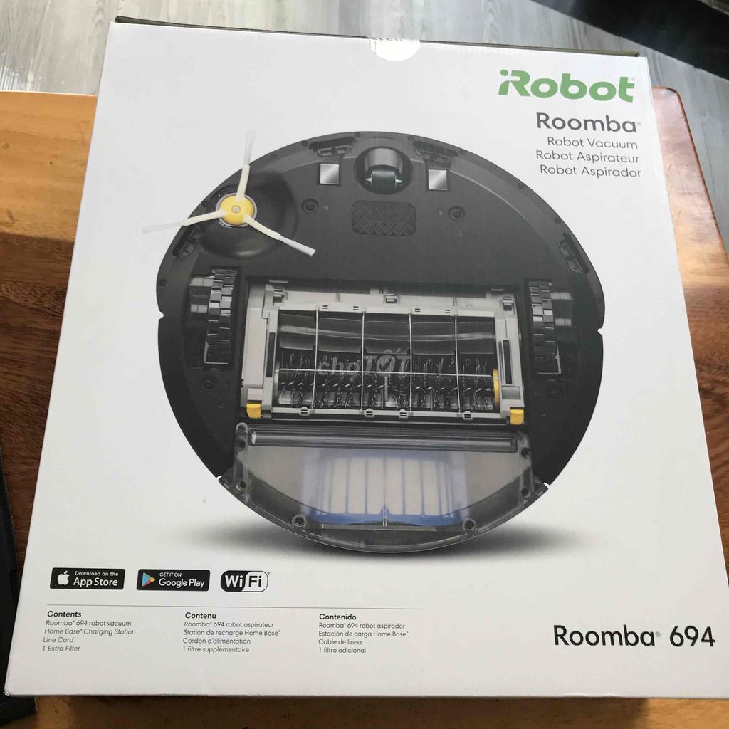 Robot hút bụi Roomba 694 Mỹ Mới. Mua bán Thiết bị vệ sinh, nhà tắm tại Quận Tân Phú Tp Hồ Chí Minh được đăng bởi Phan Tien Sỹ hình 1