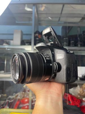 Full Combo Canon 750D + 18-55 , tặng 2 pin và pk