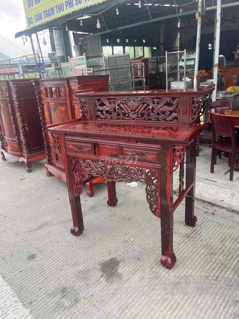 Bàn thờ gỗ muồng ngan đỏ. Mua bán Nội thất, đồ gia dụng khác tại Quận Cái Răng Cần Thơ được đăng bởi Đồ củ minh trí hình 1