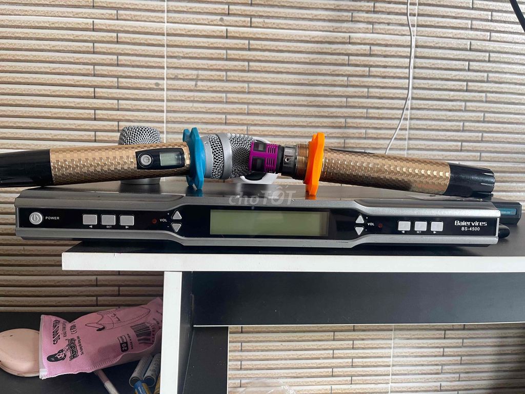 Bộ micro Baiervires BS-4500. Mua bán Tivi, Âm thanh tại Huyện Bù Đốp Bình Phước được đăng bởi Trang hình 1
