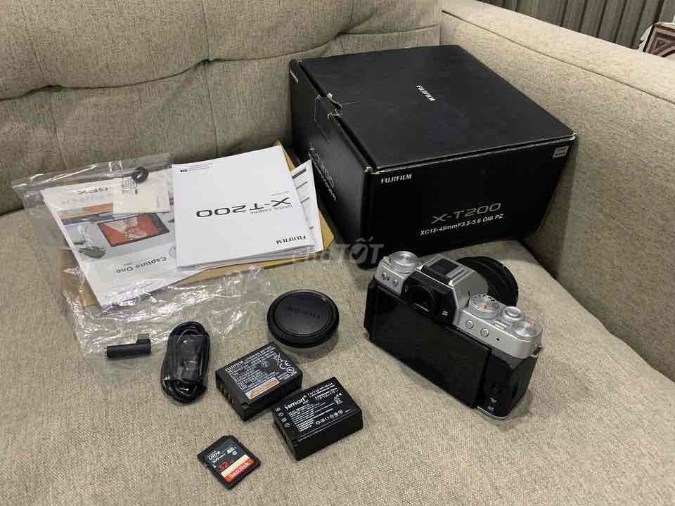 Máy ảnh Fujifilm X-T200 Bạc, Đen. Mua bán Máy ảnh, Máy quay tại Quận 12 Tp Hồ Chí Minh được đăng bởi Đen hình 1