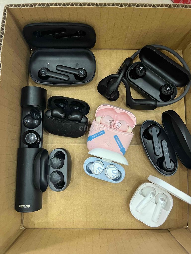 Clear combo 10 tai nghe SoundPeats - đọc kỹ ndung. Mua bán Tivi, Âm thanh tại Quận Tân Phú Tp Hồ Chí Minh được đăng bởi Cường Phan CoLtd hình 1