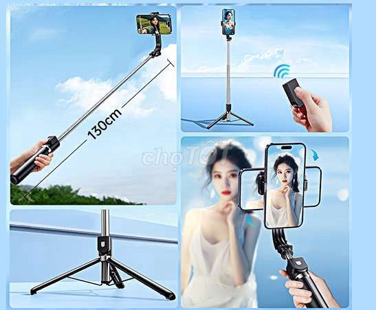 Gậy chụp hình kiêm tripod dài 1.3m remax