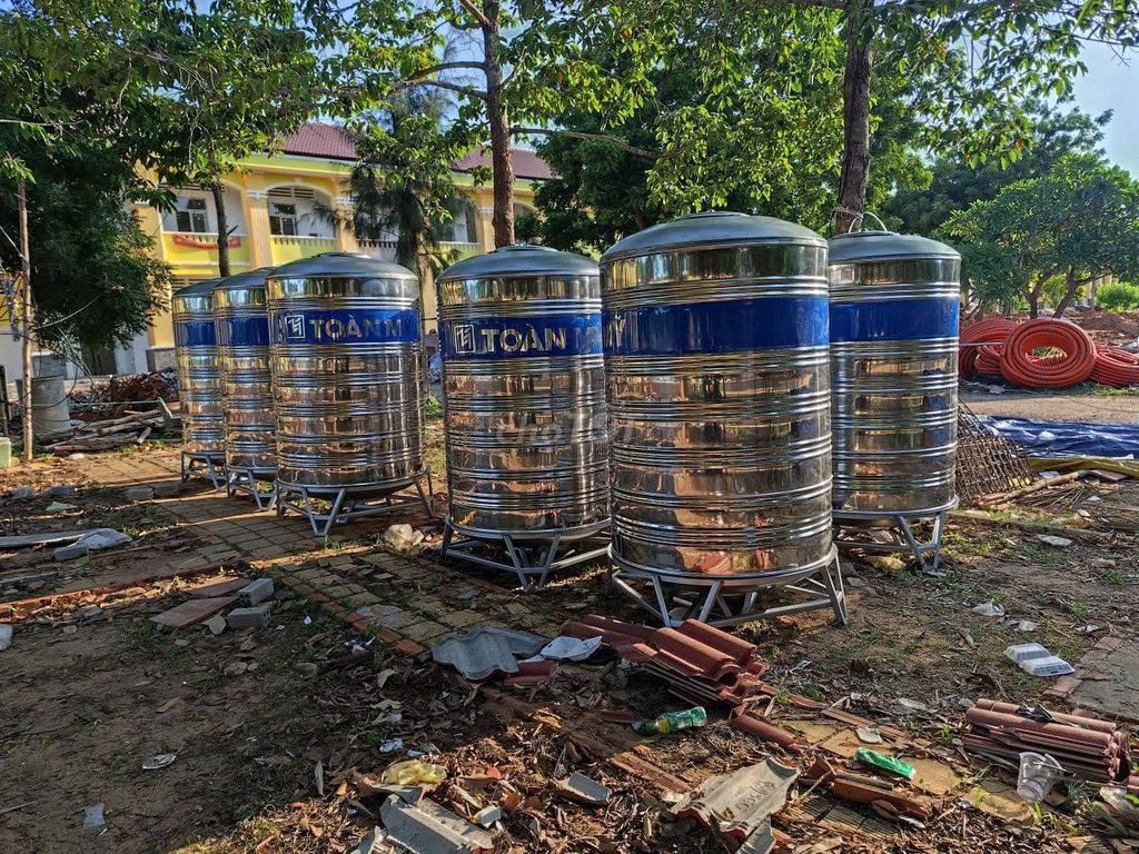 Bồn nước Toàn Mỹ 1000 lít đứng Inox. Mua bán Thiết bị vệ sinh, nhà tắm tại Huyện Tân Phú Đồng Nai được đăng bởi Nhà máy Bồn Nước hình 1