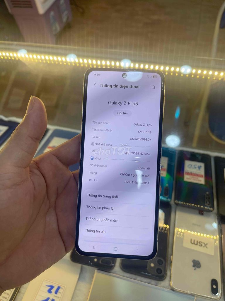 Samsung Galaxy Z Flip5 256GB Trắng Đã sử dụng. Mua bán Điện thoại tại Quận Phú Nhuận Tp Hồ Chí Minh được đăng bởi HoangAnh 255 hình 1