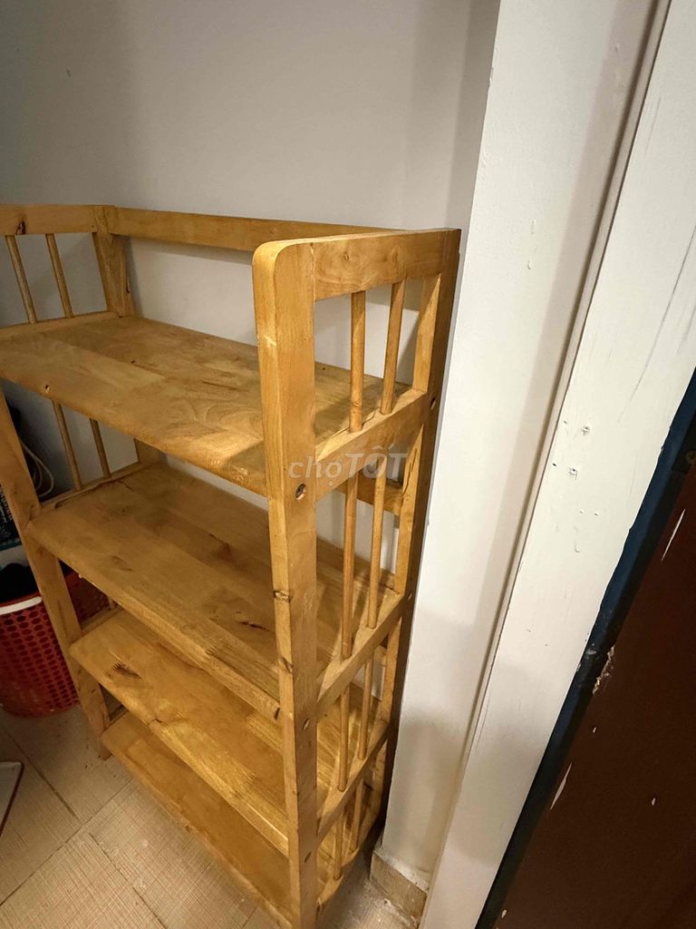 Kệ sách gỗ 3 tầng 1m2x65cm. Mua bán Tủ, kệ gia đình tại Quận Bình Thạnh Tp Hồ Chí Minh được đăng bởi Trần Đức Huy hình 1