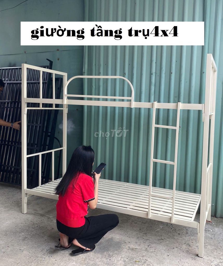 Giường tầng Giường tầng Giường tầng Giường tầng. Mua bán Giường, chăn ga gối nệm tại Quận Tân Phú Tp Hồ Chí Minh được đăng bởi NỘI THẤT VĂN PHÒNG hình 1